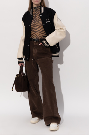 Amiri "Zebra Skel Top Low" sports shoes