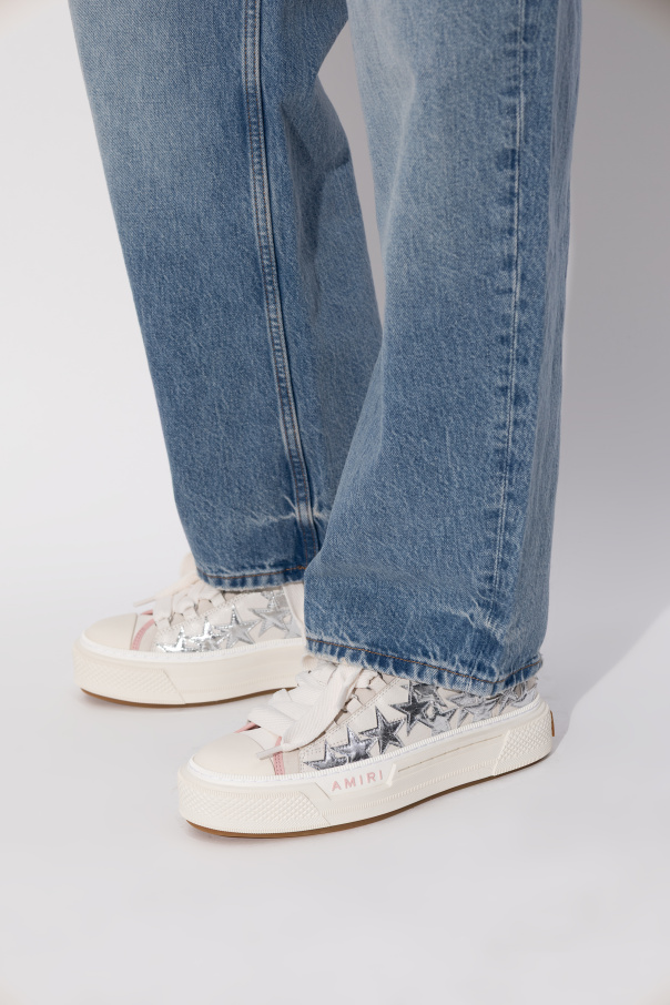 Amiri Sportschuhe „Metallic Stars Court Low“