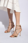 Jimmy Choo GOLD High Heel Sandals 'Azia'