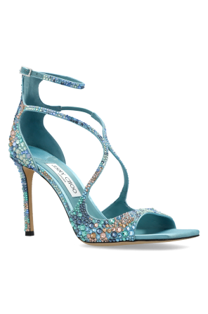 Jimmy Choo Satinsandalen mit Absatz „Azia“