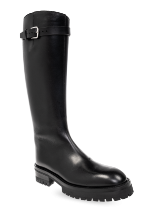 Ann Demeulemeester Leather ‘Nes’ boots