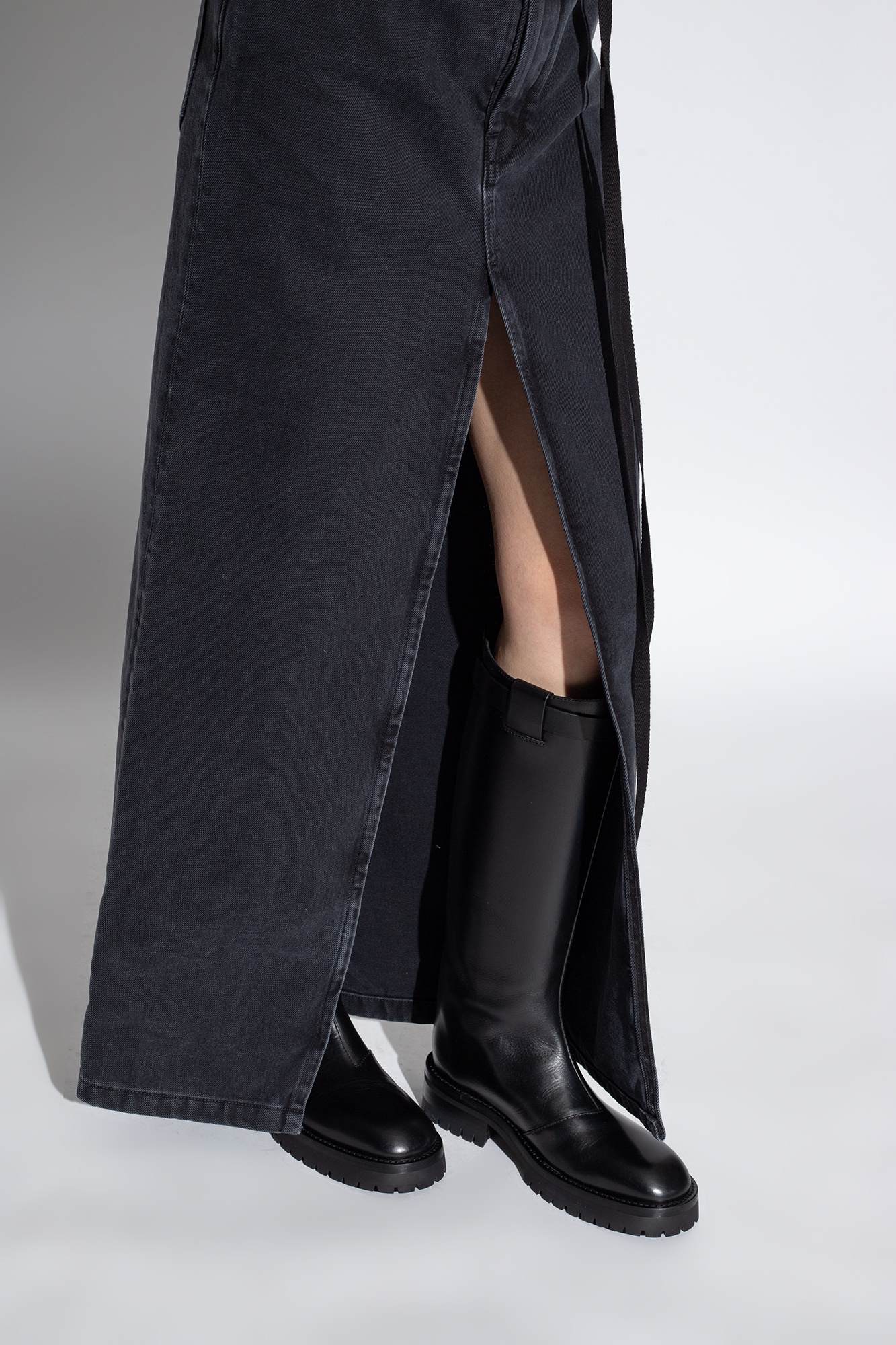 Ann Demeulemeester Leather ‘Nes’ boots