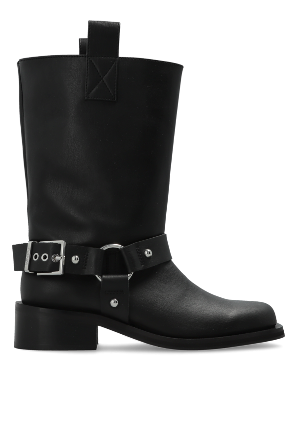 Ankle boots with a buckle od Ganni
