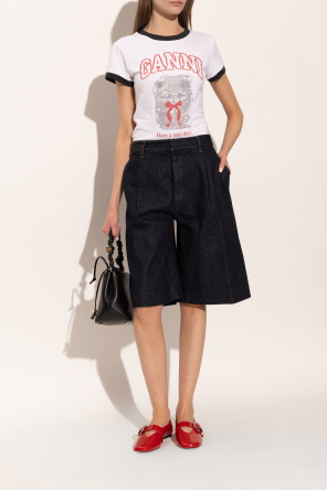 Ganni Ballet flats made of eco-leather