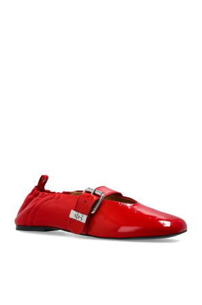 Ganni Ballet flats made of eco-leather