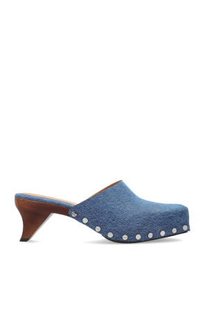 Heeled mules