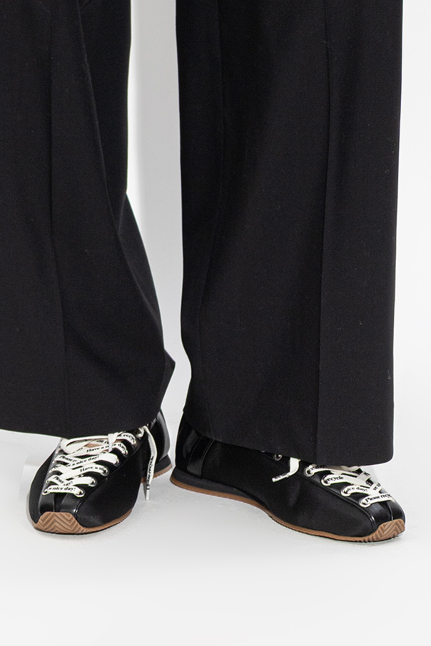 Ganni Lace-up ballerinas