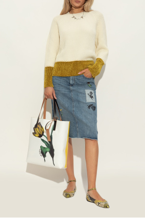 Marni Ballet flats with snake skin motif