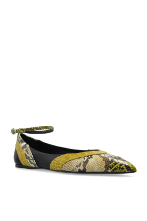 Marni Ballet flats with snake skin motif