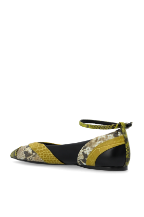 Marni Ballet flats with snake skin motif