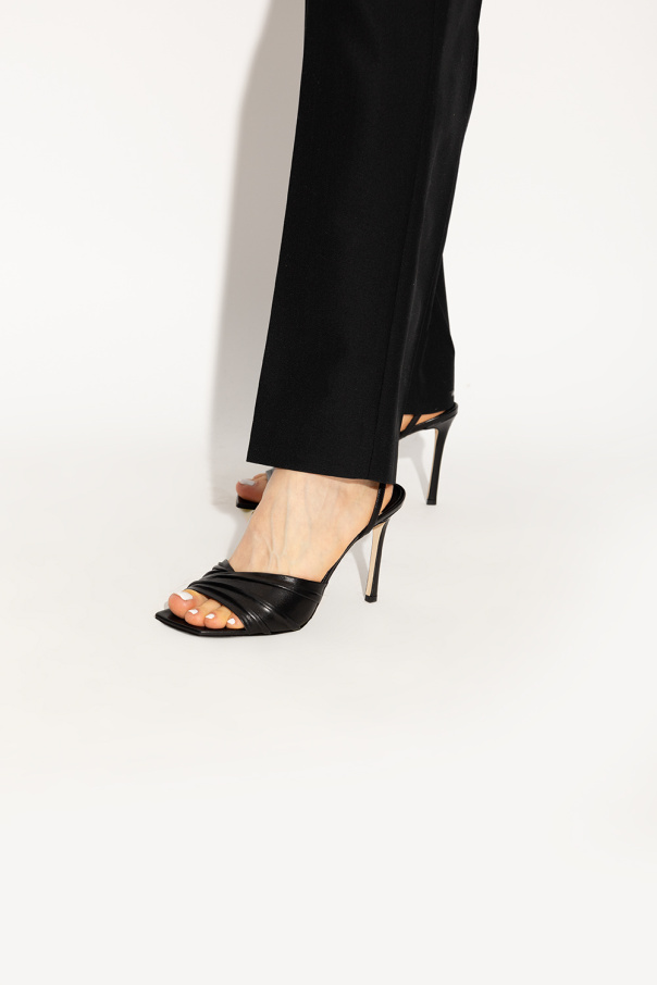 Jimmy Choo ‘Basil’ heeled leather sandals