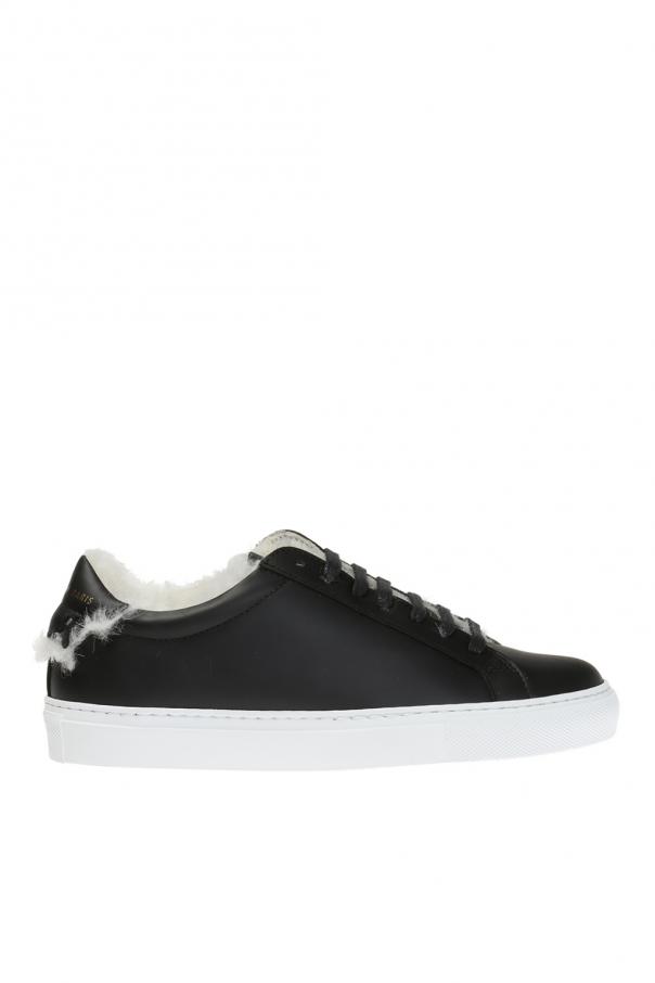 Black Sports shoes with a fur finish Givenchy - Vitkac GB