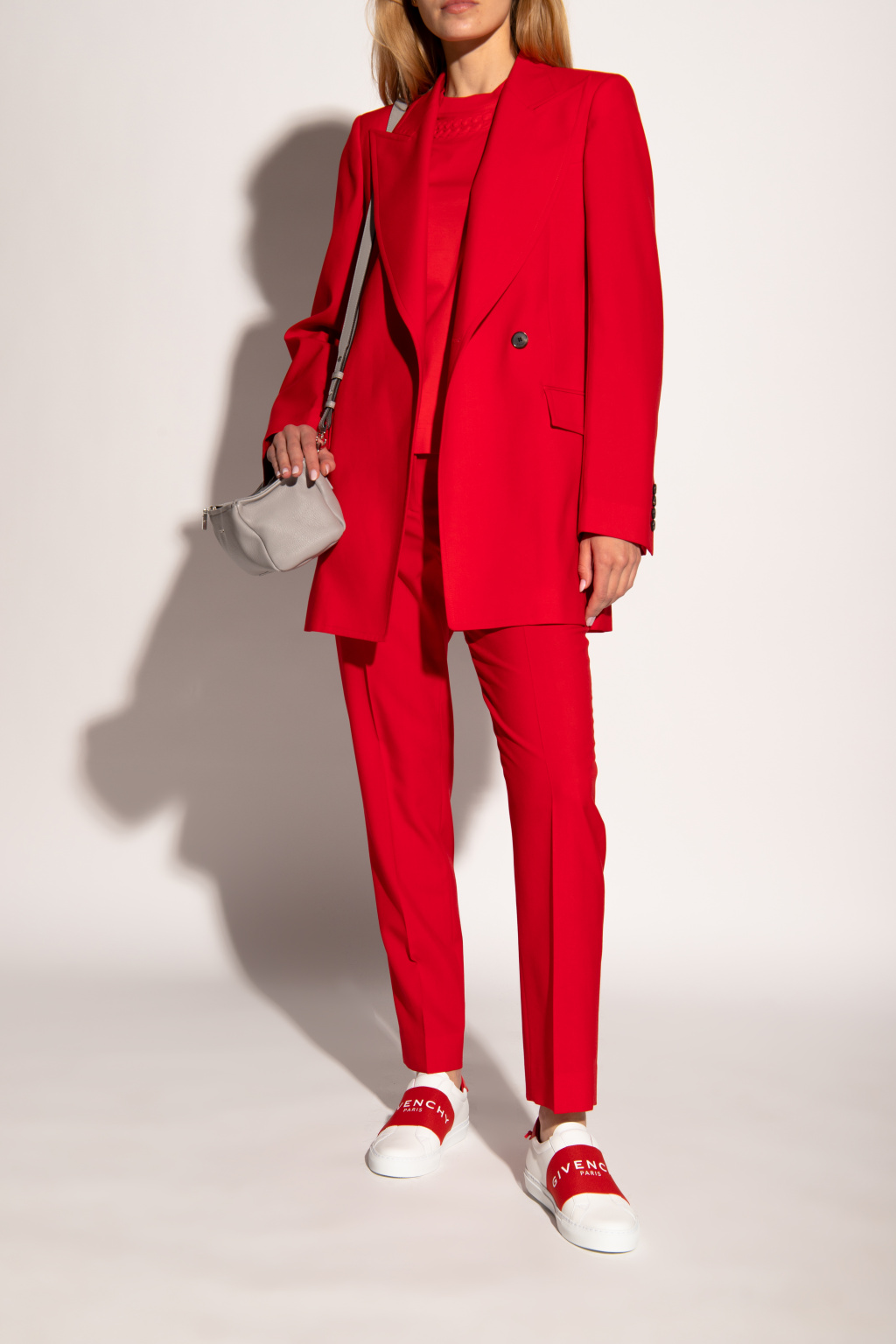 givenchy red suit