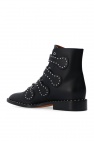 Givenchy BLACK Buckled ankle boots
