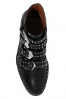 Givenchy BLACK Buckled ankle boots