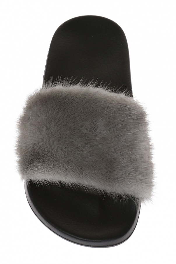 givenchy fur slippers