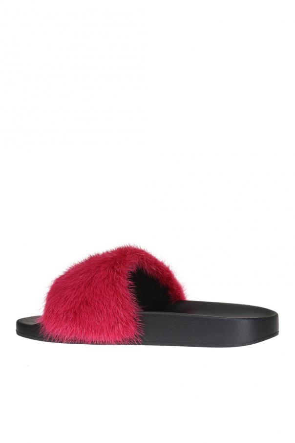 Givenchy, Pink mink slide sandals