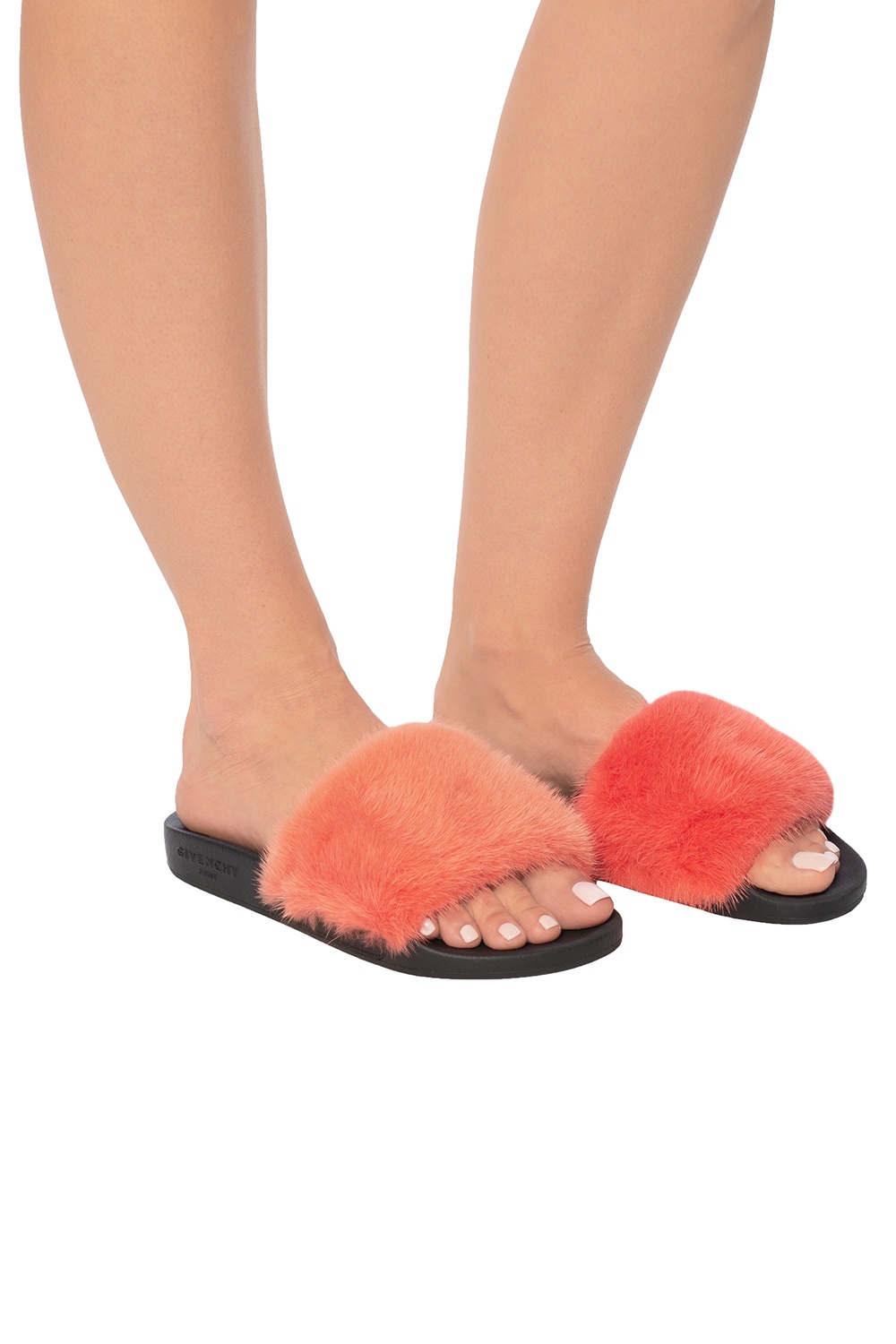 Pink Mink fur slippers Givenchy - Vitkac HK
