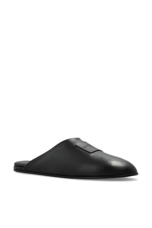 Givenchy Leather slides with logo