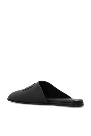 Givenchy Leather slides with logo