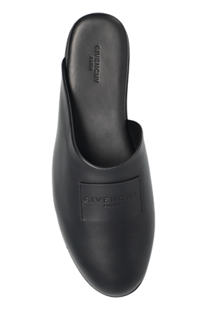Givenchy Leather slides with logo