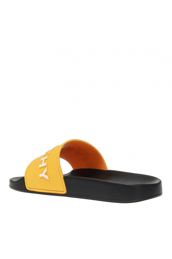yellow givenchy slides