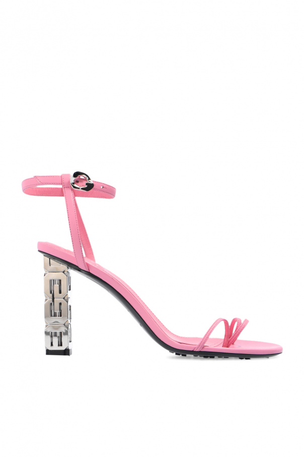 givenchy embroidered ‘G Cube’ heeled sandals