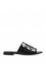 Givenchy Givenchy Kids logo-print two-tone slides Weiß