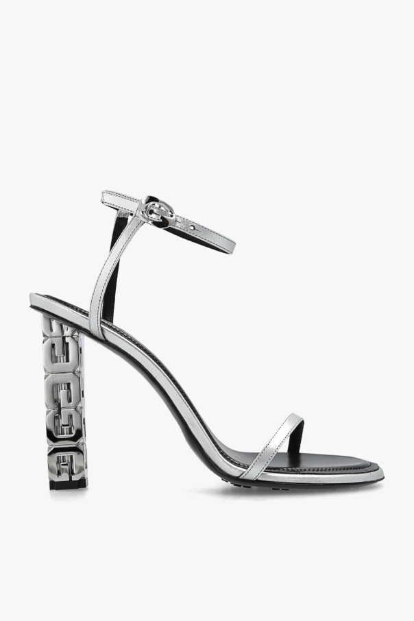 givenchy Logo-Stickerei ‘G Cube’ heeled sandals