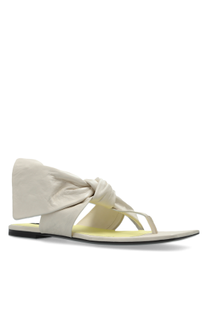 Givenchy Leather slides with decorative bow