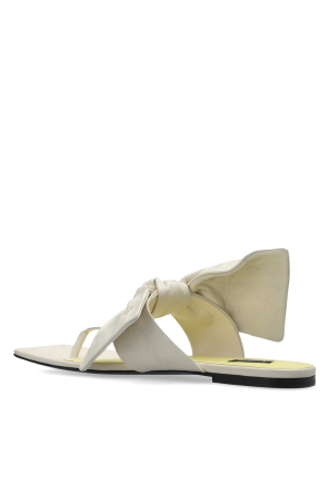 Givenchy Leather slides with decorative bow