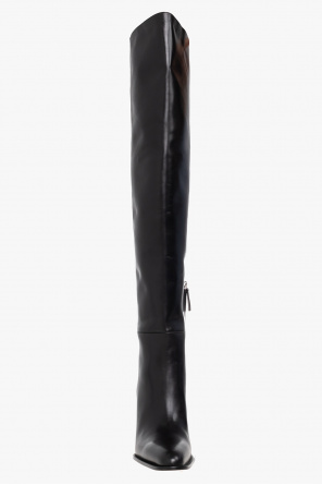 Victoria Beckham Leather wedge boots