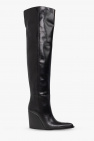 Victoria Beckham Leather wedge boots