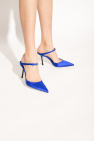 Victoria Beckham BLUE ‘Jordy’ heeled mules
