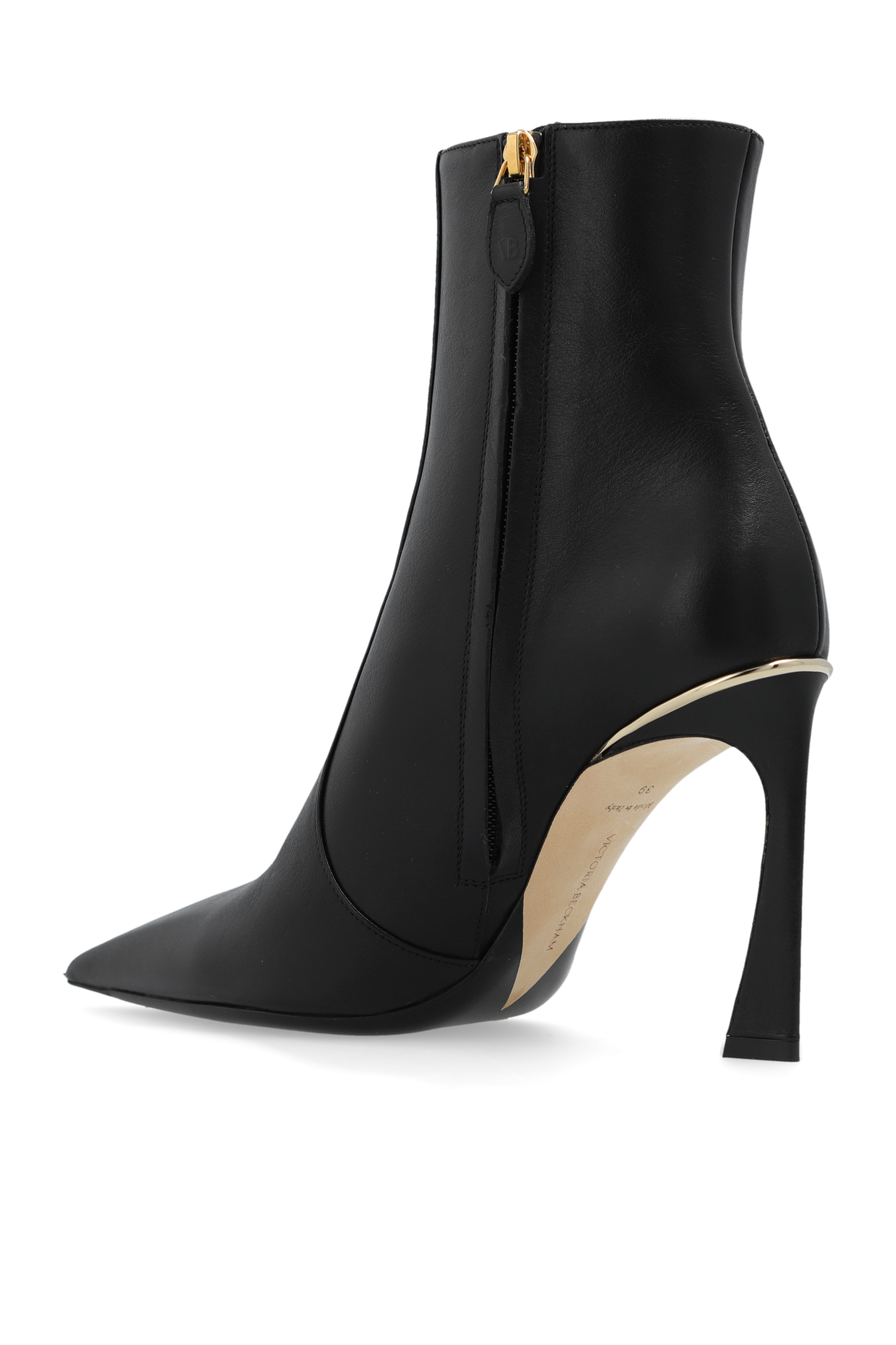 Victoria Beckham Leather heeled ankle boots