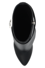 Givenchy BLACK ‘Shark Lock’ wedge ankle boots