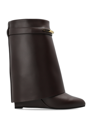 ‘Shark’ wedge ankle boots