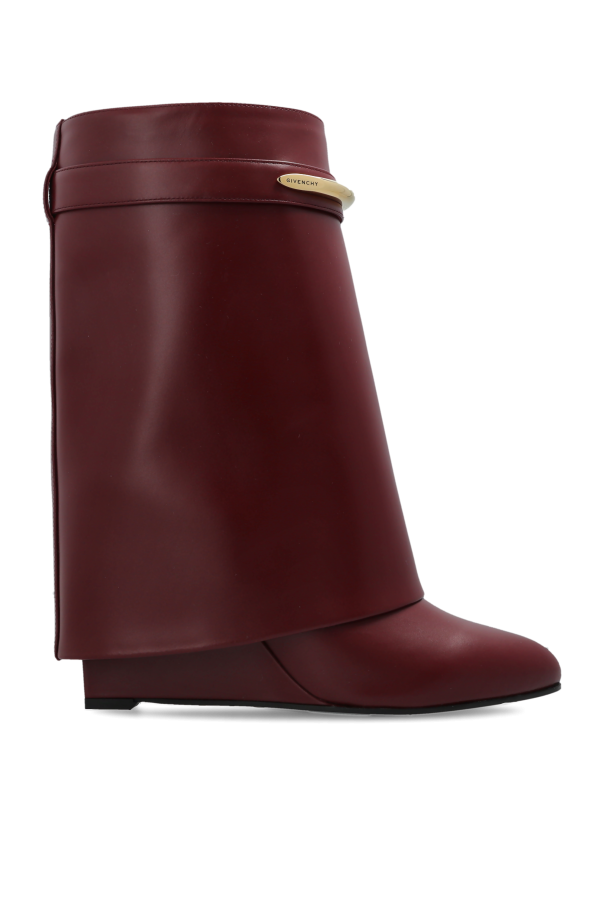 Leather wedge ankle boots od Givenchy