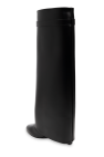 Givenchy BLACK ‘Shark Lock’ wedge boots