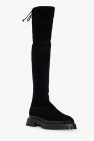 Stuart Weitzman BLACK ‘Bedfordland’ suede boots
