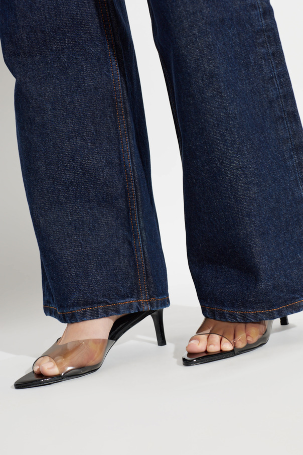 BLACK SUEDE STUDIO ‘Belle 60’ heeled mules