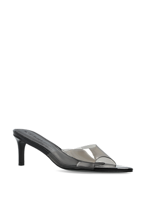 BLACK SUEDE STUDIO ‘Belle 60’ heeled mules