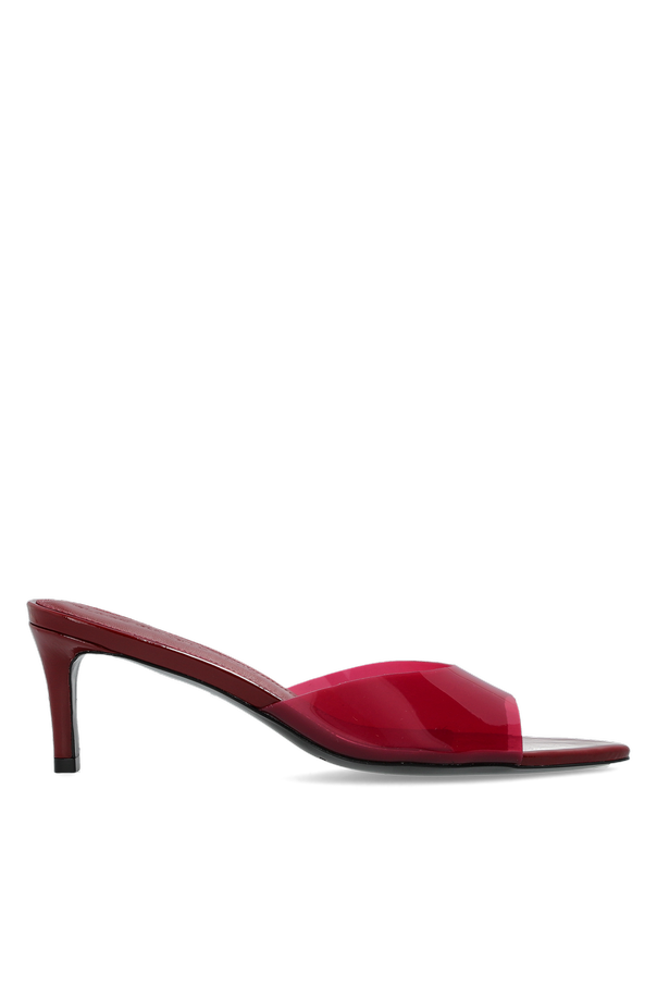 ‘Belle 60’ heeled mules od BLACK SUEDE STUDIO