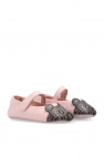 Fendi Kids Leather Camaleon shoes