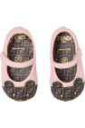 Fendi Kids Leather Camaleon shoes