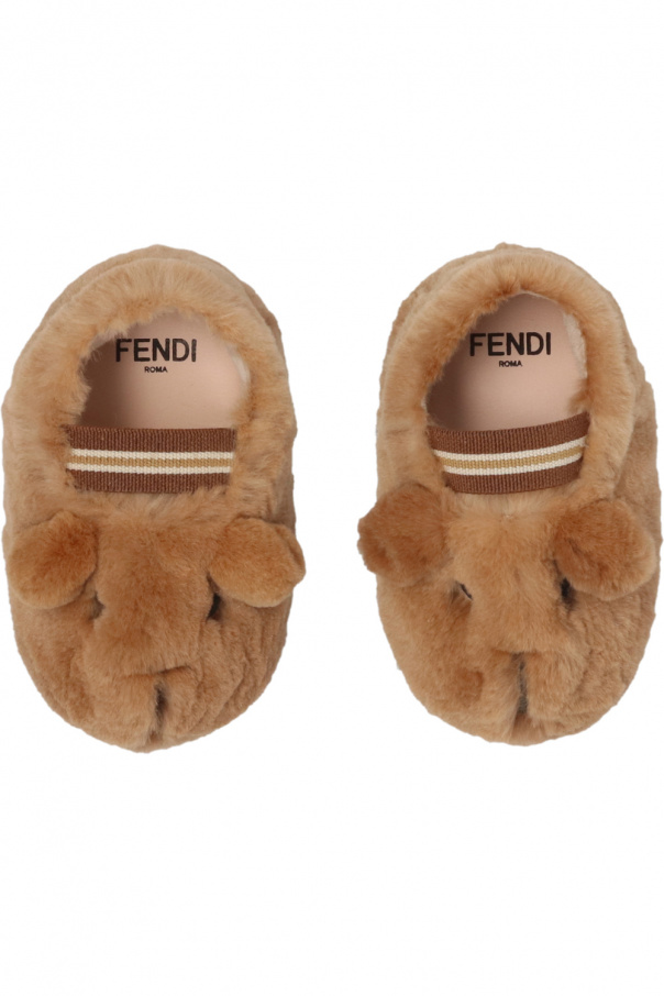 Fendi Kids A strappy sandal finished her leggy sequined look on a high note and was flattering to boot