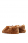 Fendi Kids Mink fur baby shoes