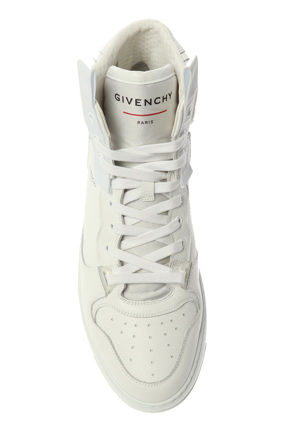 givenchy chainlink-print ‘Basket Wing’ high-top sneakers
