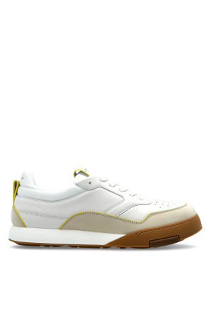 Leather sports shoes