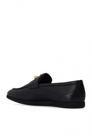 givenchy lock Leather loafers